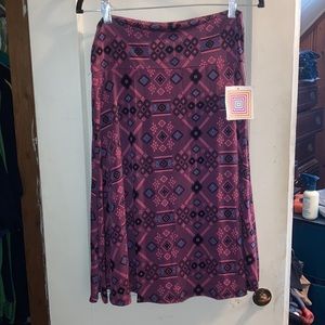 NWT LulaRoe M Azure A-Line Skirt